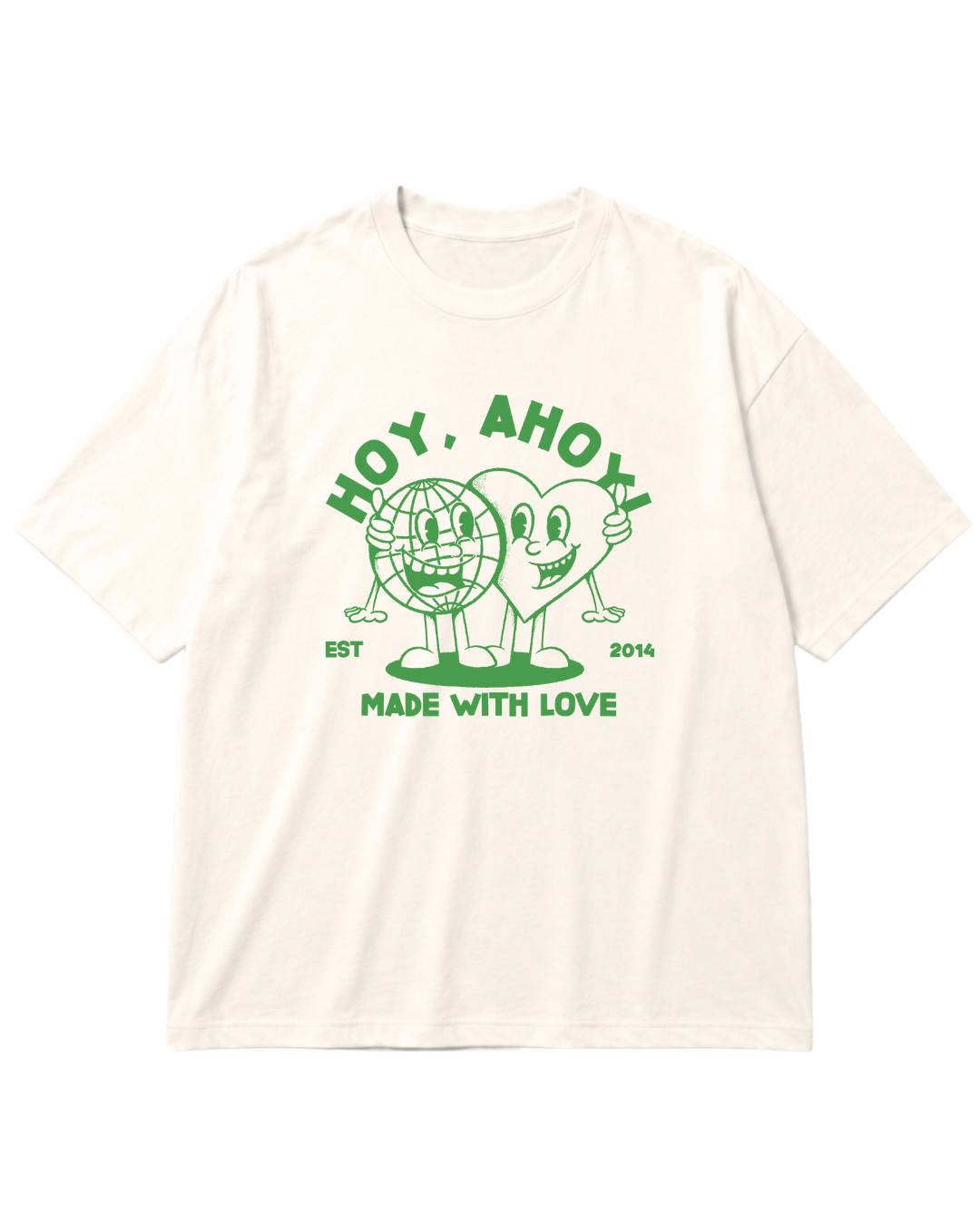CAMISETA OVERSIZED - MADE WITH LOVE