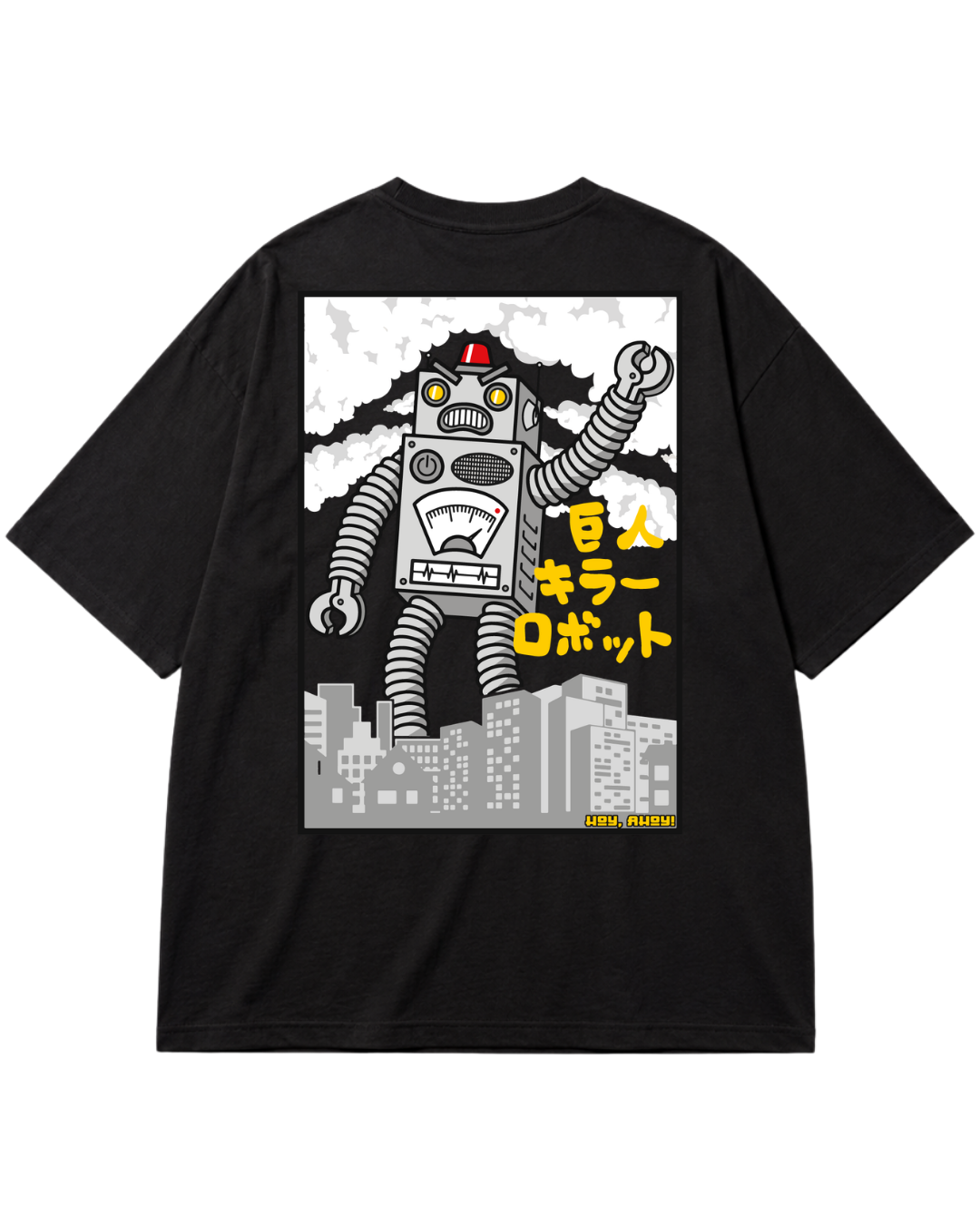 CAMISETA OVERSIZED EXTREMA - ROBÔ BRAVO