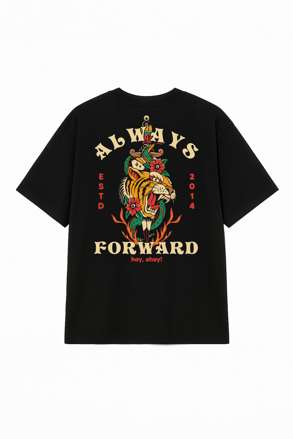 Camiseta Oversized | Tigre Cobra Fogo
