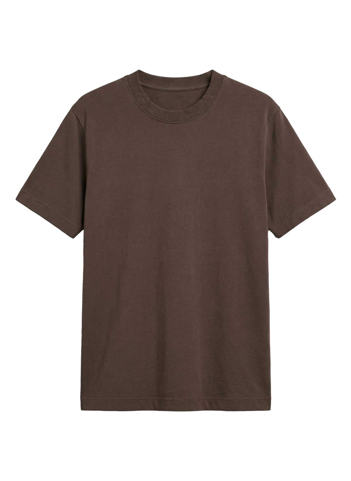 CAMISETA BÁSICA TUBULAR - CHOCOLATE
